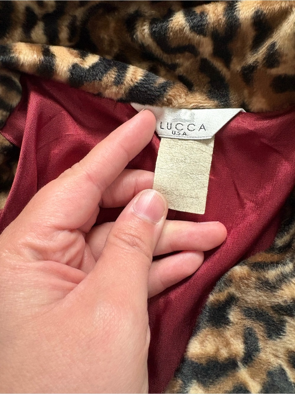 Vintage Lucca Leopard Print Jacket - Picture 5 of 5